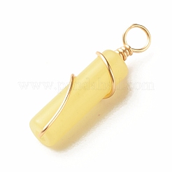 Natürliche Zitrone Jade Anhänger&nbsp;PALLOY-JF01453-08
