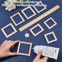 9 Stück 9 verschiedene Holz-Fotorahmen&nbsp;DOLL-FG0001-09