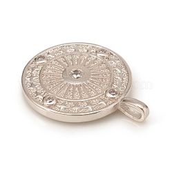 Латунные микро проложить кубического циркония подвески&nbsp;KK-D160-57P