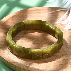 Elastische Armbänder aus quadratischen&nbsp;BJEW-C097-06R