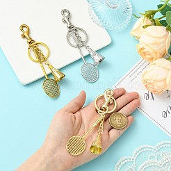 3шт 3 цвета сплава брелок&nbsp;KEYC-CJ0001-12