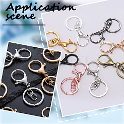 Сплава брелок застежки&nbsp;FIND-SP0002-83P