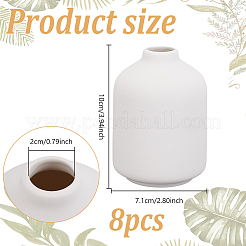 Керамические вазы с украшениями&nbsp;AJEW-WH0609-333