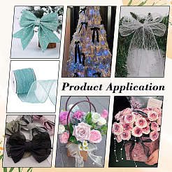 Лента из жемчужной ткани&nbsp;ORIB-WH0034-001B