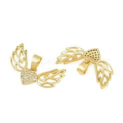 Pendentifs en laiton zircon cubique transparent&nbsp;CU-CBA6A75-08B-G