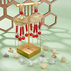 24 шт. 2 цвета фурнитура для сережек-гвоздиков из нержавеющей стали 304&nbsp;STAS-UN0040-80