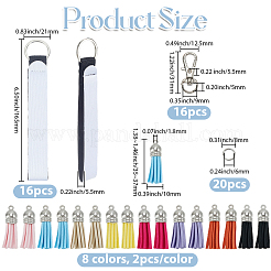 DIY-Kits zur Herstellung von Schlüsselanhängern und Lippenstifthüllen aus Gummi mit Wärmeübertragung&nbsp;DIY-SP0006-61B
