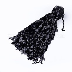 Pizzo di paillette di plastica&nbsp;FIND-WH0043-49B