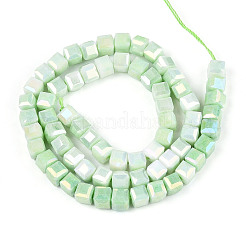 Brins de perles de verre électrolytiques anti-ternissement&nbsp;GLAA-T025-6mm-10E