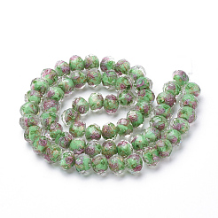 Ручной золотой песок бусины бисер нитей&nbsp;LAMP-R141-10mm-10