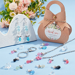 4 комплект акриловых подвесок угловой формы&nbsp;FIND-PH0009-11-WH