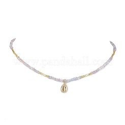 Летние пляжные ожерелья из нержавеющей стали 304 для женщин&nbsp;NJEW-JN05241-03