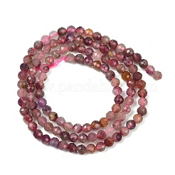 Натуральный турмалин бисер нитей&nbsp;LS-G-RM2025-B31-3mm