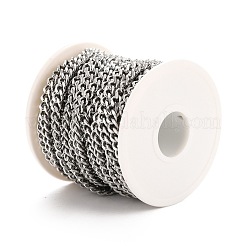 Устойчивые к потускнению кубинские звенья из нержавеющей стали 304 CHS-K016-03C-P