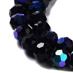 Chapelets de perles en verre opaques&nbsp;EGLA-A035-P8mm-L18