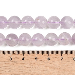Нити бусин из натурального лавандового аметиста&nbsp;G-Z136-A01-10mm