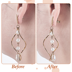 10 шт. Латунные гайки для ушей&nbsp;KK-ME0003-63G