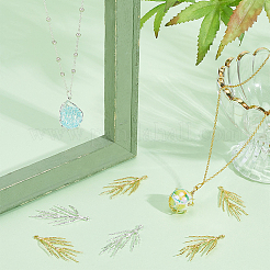 10шт 2 цвета латунные подвески&nbsp;KK-SC0006-70