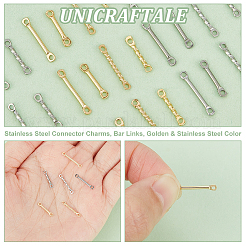 80 шт. 8 стиля 201 подвески-соединители из нержавеющей стали&nbsp;STAS-UN0055-55