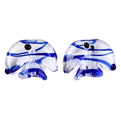 Faits à la main des perles de Murano transparent&nbsp;LAMP-N042-20