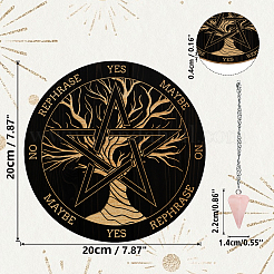 Ahademaker 1шт пластиковая маятниковая доска из ПВХ DIY-GA0004-92F