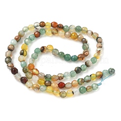 Chapelets de perles d'agate naturelle&nbsp;G-H302-A01-11