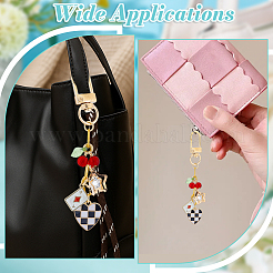 4 шт. подвесные украшения из сплава эмали и акрила&nbsp;KEYC-NB00031