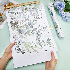 Autocollants décoratifs auto-adhésifs en pvc papillon feuille&nbsp;DIY-WH0453-89