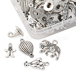 64 шт. 8 стиля подвески из сплава в тибетском стиле с карнавальной тематикой&nbsp;TIBE-FP0001-12