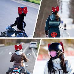 Бантом из полиэстера&nbsp;AJEW-WH20120-45B-01