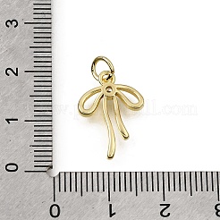 Breloques en laiton zircon cubique transparent&nbsp;CU-L001-03G