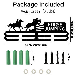 Модная железная вешалка для медалей&nbsp;ODIS-WH0021-337