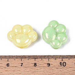 Непрозрачные акриловые бусины с УФ-покрытием&nbsp;OACR-T028-81