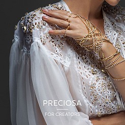 Preciosa® maxima кристалл круглые камни&nbsp;Y-PRC-RBSS18-90350