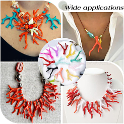 70 perlina di corallo imitazione acrilica opaca&nbsp;SACR-SC0001-64