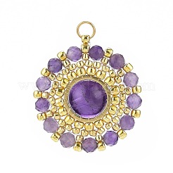 Подвески из японского бисера ручной работы&nbsp;PALLOY-MZ00054-02