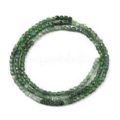 Natürliche Myanmar Jade Perlen Stränge&nbsp;G-K376-D02-2.5x2.5mm