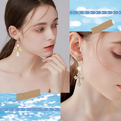 40 шт латунные серьги крючки&nbsp;KK-SC0006-18G