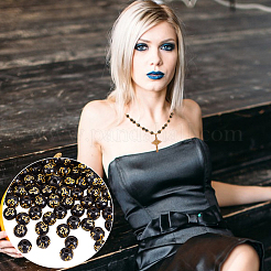 600 шт. Покрытие акриловыми бусинами&nbsp;PACR-UN0001-01B