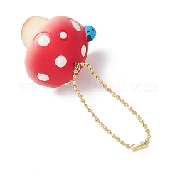 Подвесные украшения из смоляных грибов&nbsp;HJEW-JM03347