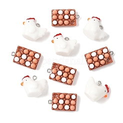 10pcs 2 Arten undurchsichtige Harzanhänger&nbsp;RESI-YW0005-11