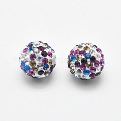 Ручной полимерной глины шариков Rhinestone&nbsp;RB-L030-18C-10mm