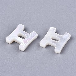 Shell perle bianche naturali&nbsp;SSHEL-ZX004-02F