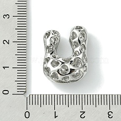 Pendentifs en laiton de placage de rack avec zircone cubique&nbsp;KK-S378-02P-U