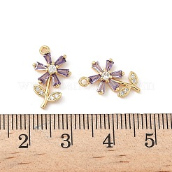 Латунные микро проложить кубического циркония подвески&nbsp;KK-C099-02G-01