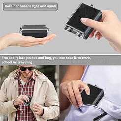 10 шт. прямоугольные пластиковые коробки для хранения зубных протезов&nbsp;CON-YW0001-72