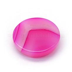 Окрашенные природные полосатые агатовые / полосатые агатовые кабошоны&nbsp;G-R348-20mm-03