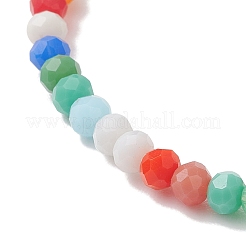 Стекло вышитый бисером браслеты&nbsp;BJEW-JB13021