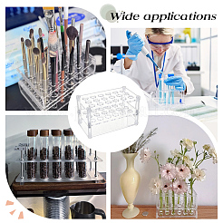 Акриловые многоцелевые колориметрические стеллажи для цилиндрических трубок&nbsp;AJEW-WH0678-66
