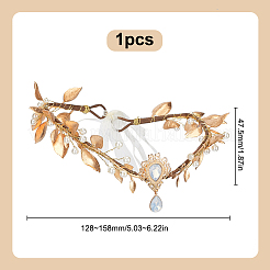 Hochzeitsfeier Braut dekorative Haar-Accessoires&nbsp;OHAR-WH0011-52A